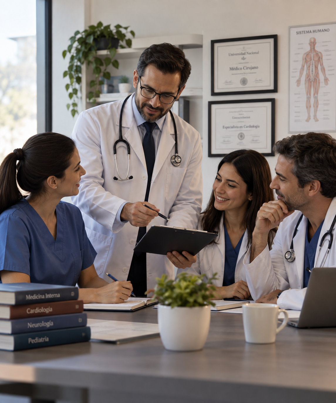 Especialistas médicos